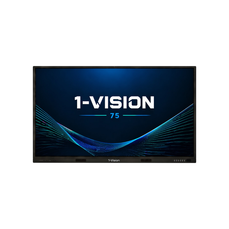 Інтерактивна панель 1-Vision 75, комп. модуль (i5 12Gen/8/256/W11Pro), настінне кріплення